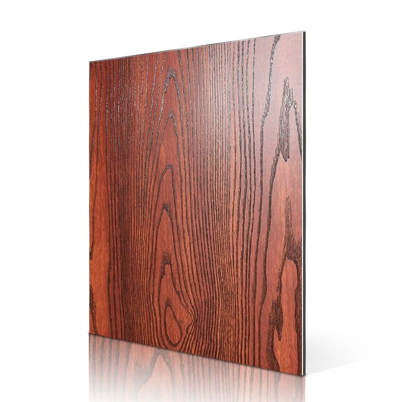 Wooden grain aluminium composite panel 06