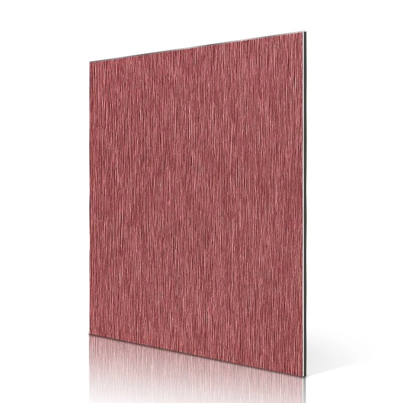 Brush aluminium composite panel 01