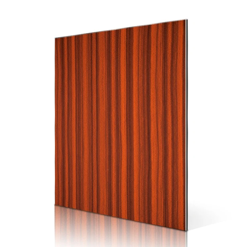 Wooden grain aluminium composite panel 10