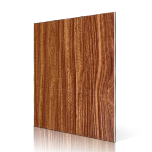 Wooden grain aluminium composite panel 01